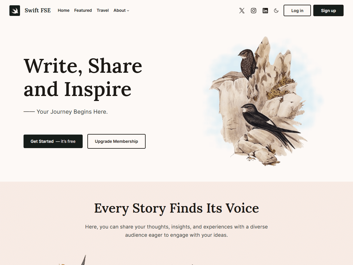 Swift FSE | Free WordPress Theme