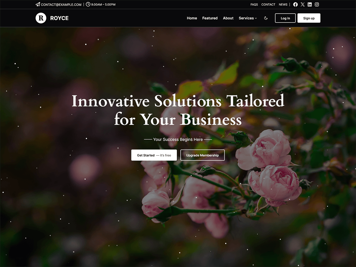 Royce | Free WordPress Theme